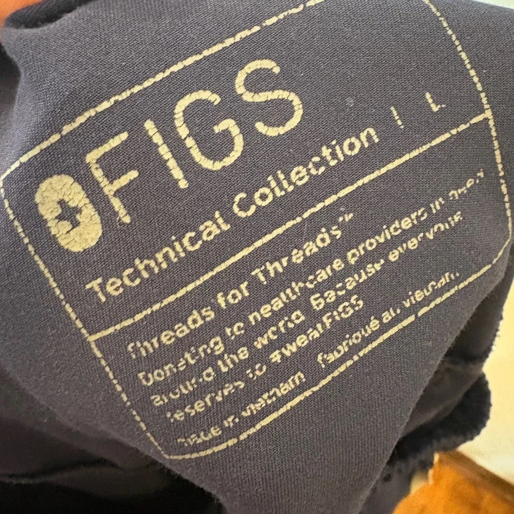 FIGS Mens Tansen Technical‎ Collection Navy Blue Scrub Jogger Pants Size Large